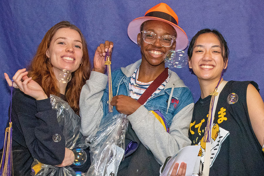 Jennifer Roush, Kyra Green, and Sabrina Bui